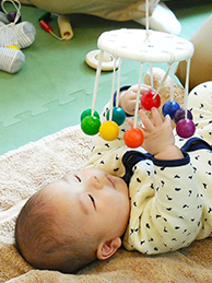 こんにちは赤ちゃんの様子です